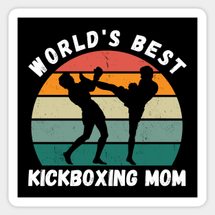 World's Best Kickboxing Mom Sticker